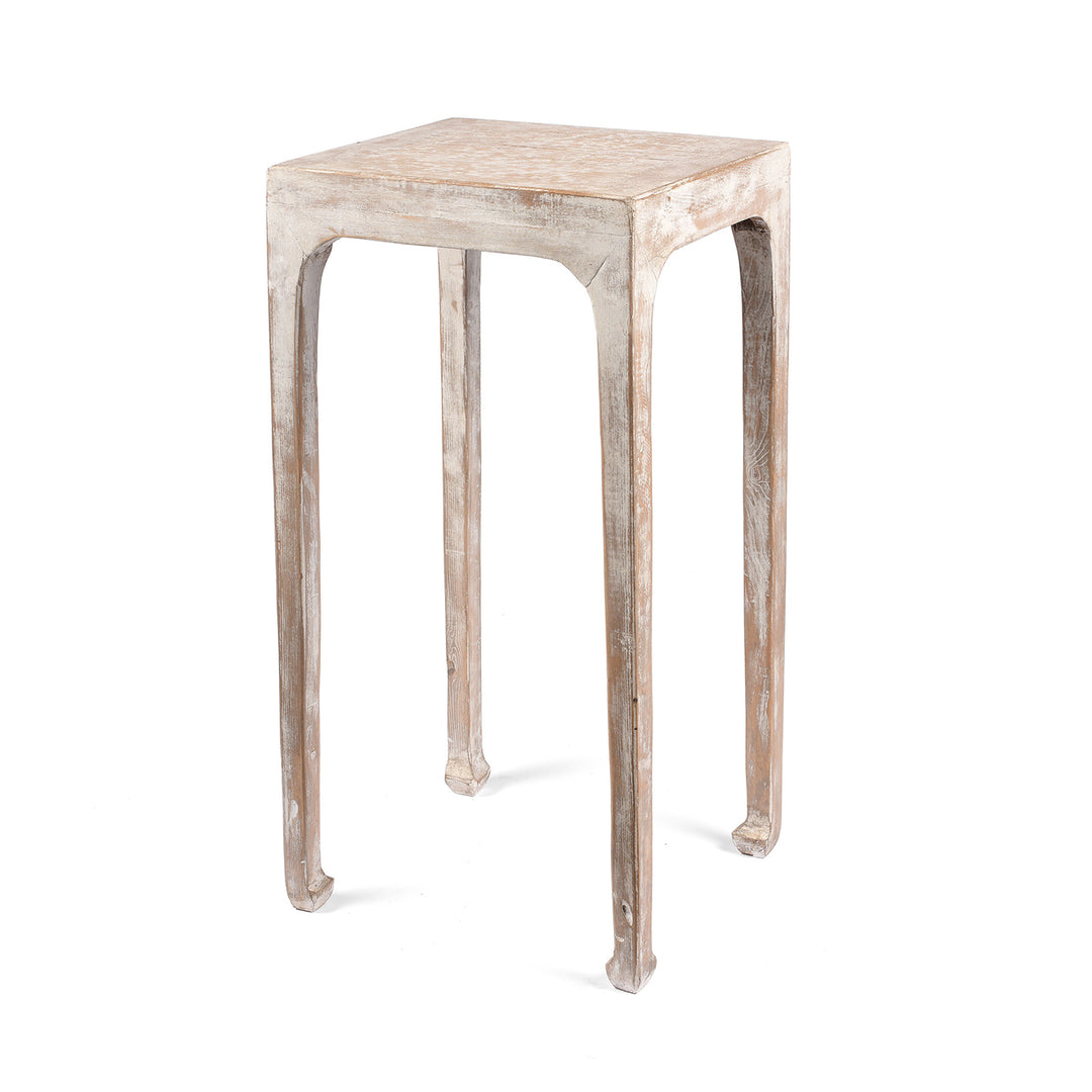 Chinese Style White Painted Lamp Table | Indigo Antiques