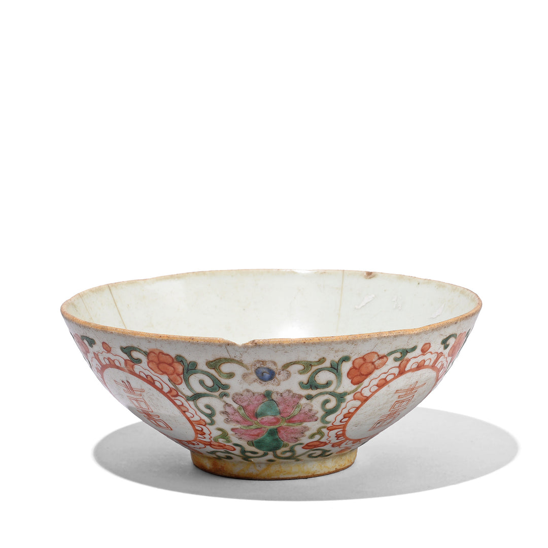 Famille Vert Porcelain Rice Bowl - Qing Dynasty | Indigo Antiques