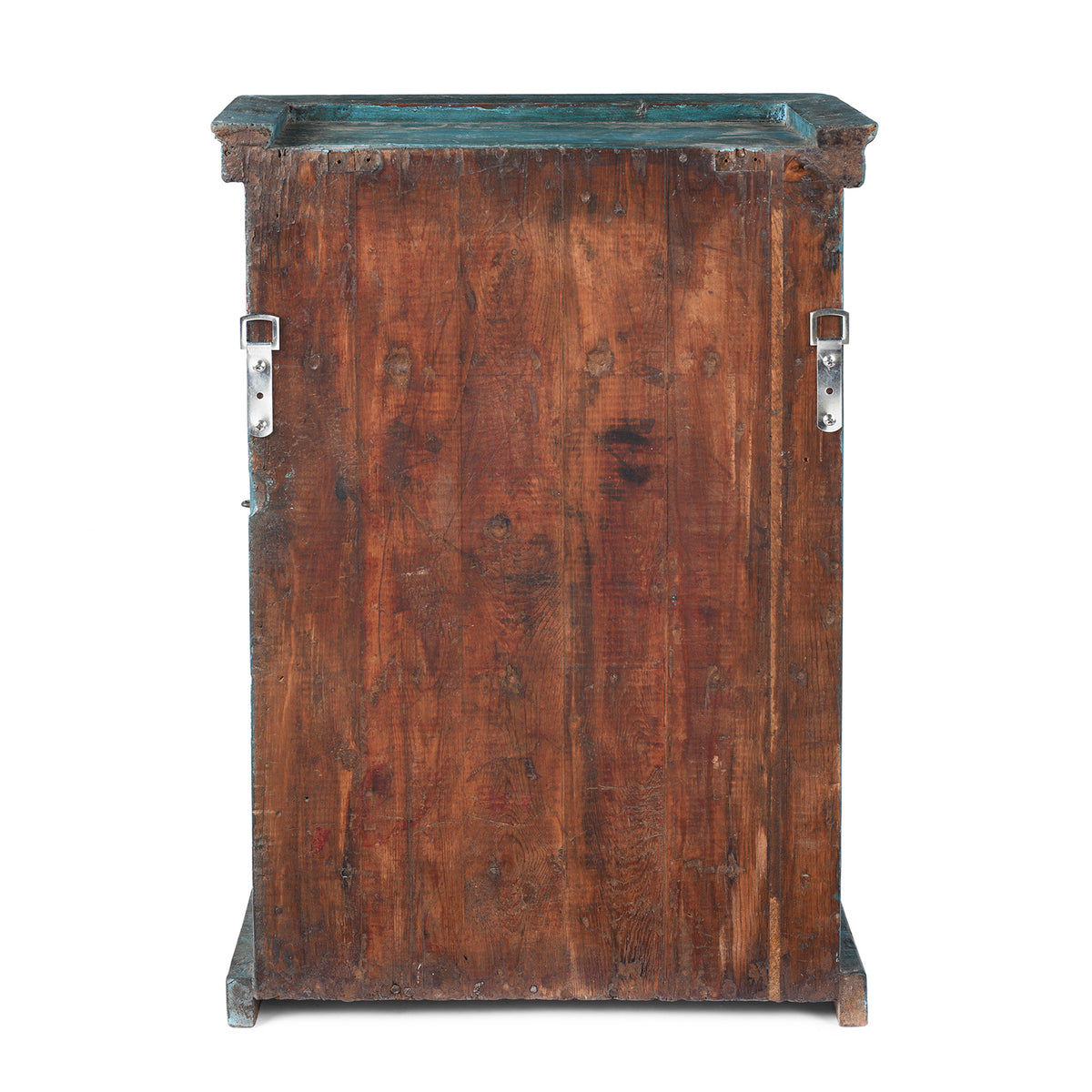 Hanger Example Of Antique Green Painted Teak Glazed Wall Cabinet - Ca 1930 | Indigo Antiques