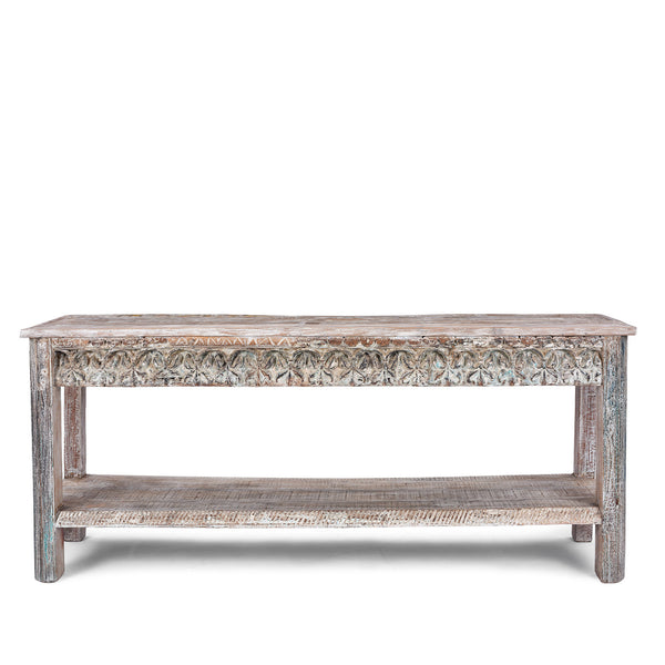 Indian Console Table Made From Reclaimed Teak