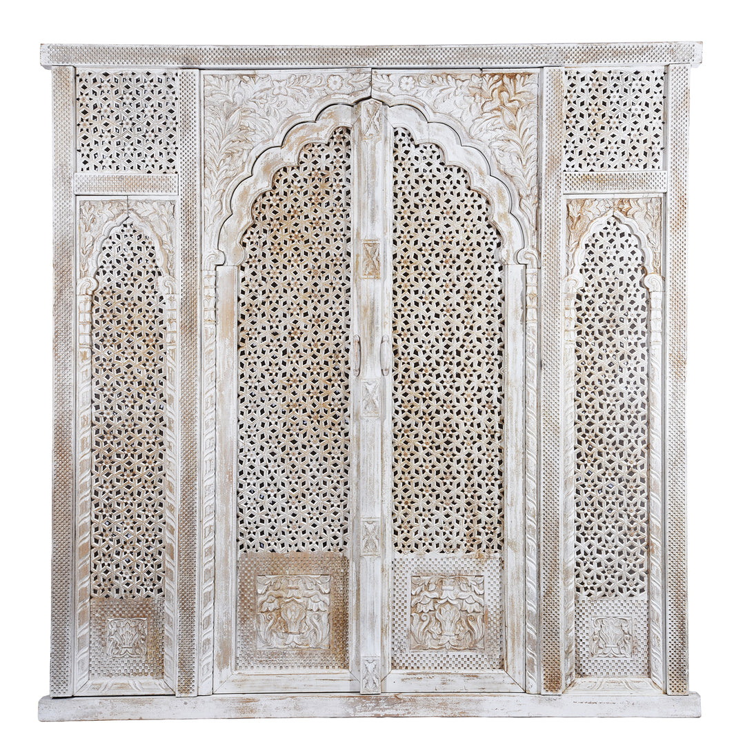 Carved Jali Purdah Screen Mughal Style | INDIGO ANTIQUES