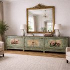 Vintage Mint Painted Sideboard From Shanxi – Circa 1930
