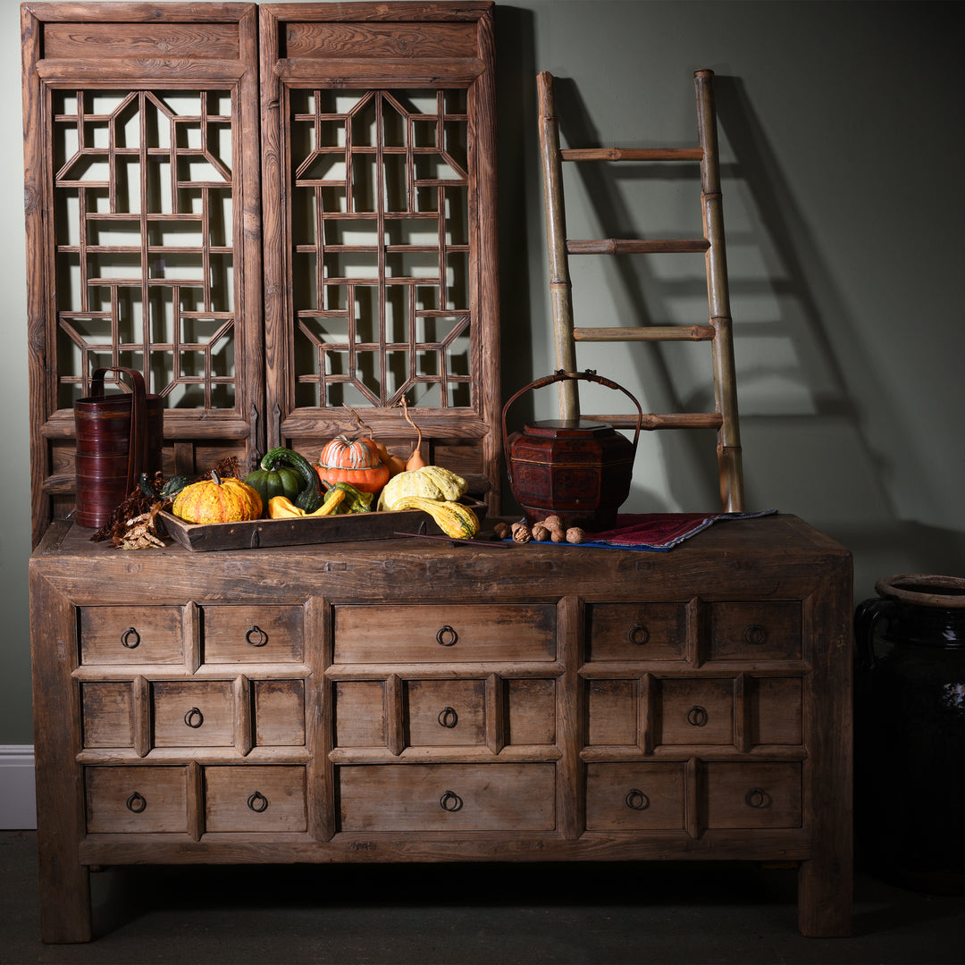 Antique Elm Chest Of Drawers From Gansu - 19th Century | Indigo Antiques