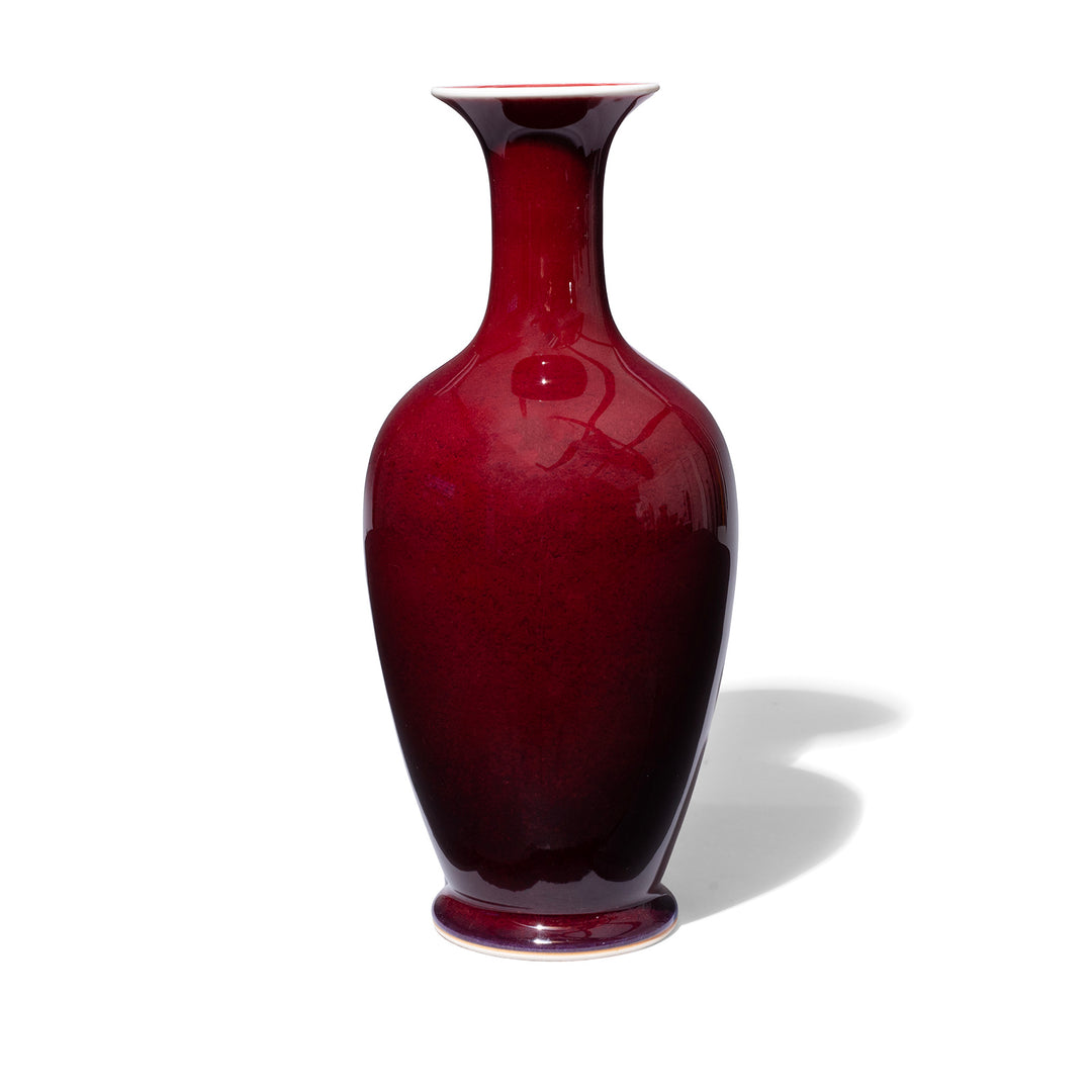 Flambe Glaze Porcelain Fengweizhen Vase 