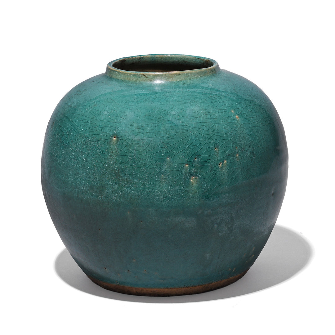 Chinese Green Glaze Ginger Jar | Indigo Antiques