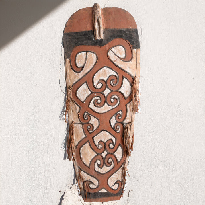 Asmat Ceremonial Shield from New Guinea - Ca 85 yrs old | Indigo Antiques