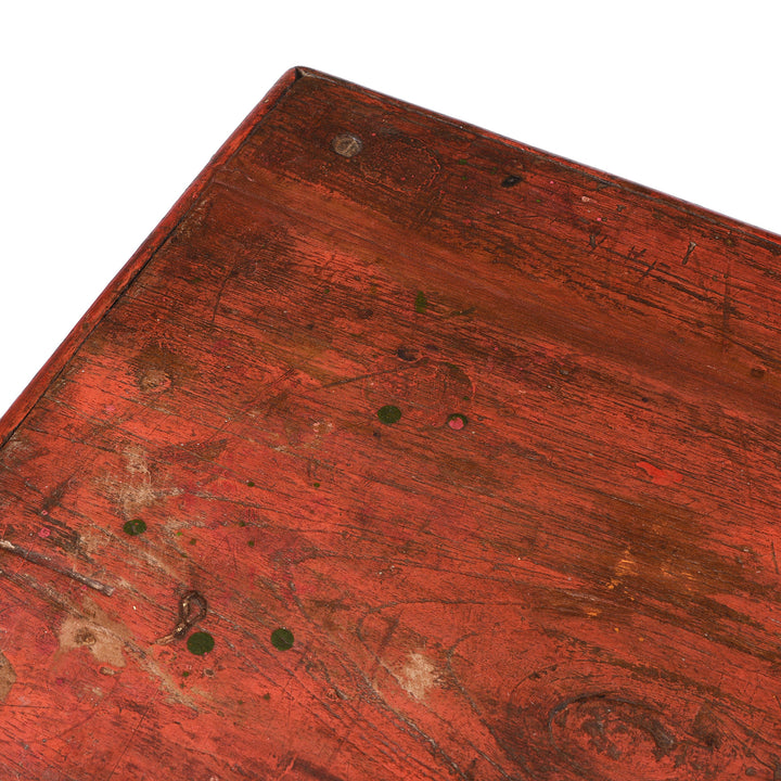Detail From Bajot Low Prayer Table From Rajasthan - 19thC | Indigo Antiques