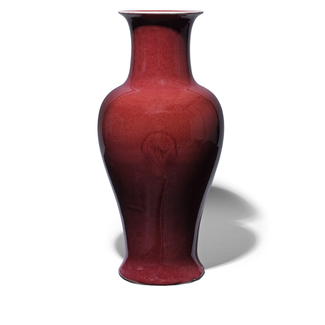 Darker Glaze Chinese Yaobian Glaze Fenzweizen Vase | Indigo Antiques
