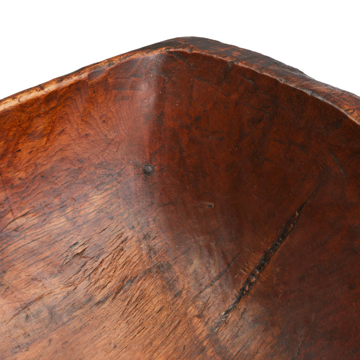 Old Tibetan Wooden Food Bowl - Ca 1920