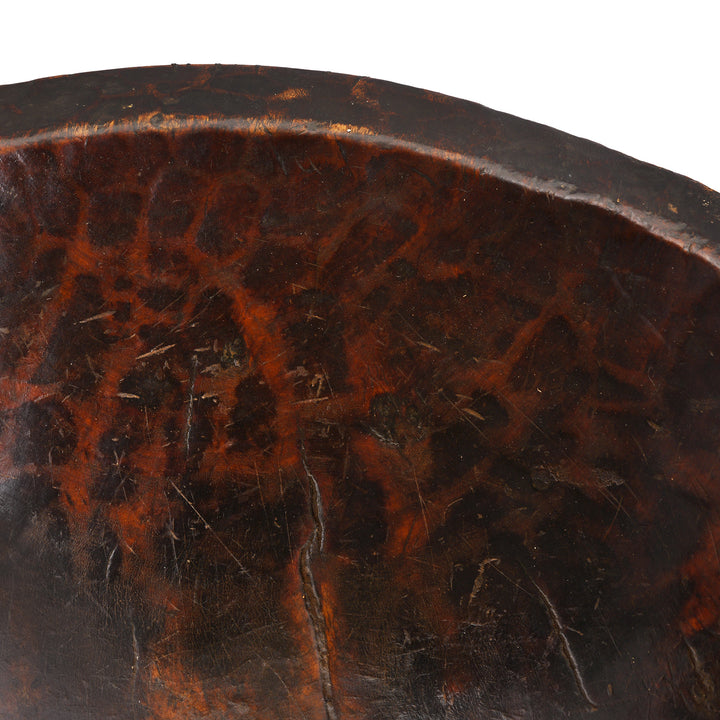 Old Tibetan Wooden Food Bowl - Ca 1920