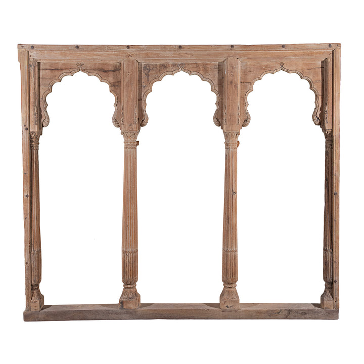 Double Sided Early 19th Century Indian Teak Mughal Style Archway From Madhya Pradesh | Indigo Antiques