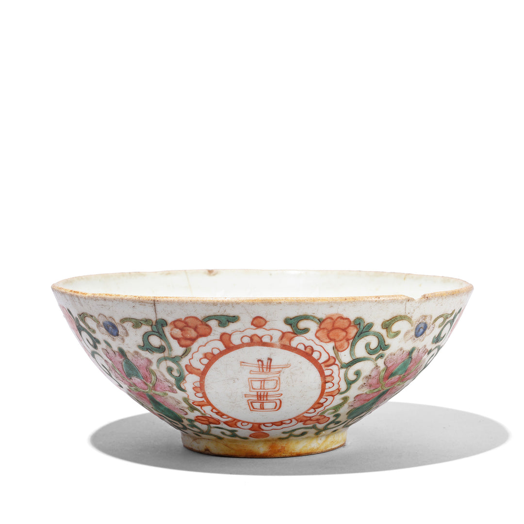 Famille Vert Porcelain Rice Bowl - Qing Dynasty | Indigo Antiques