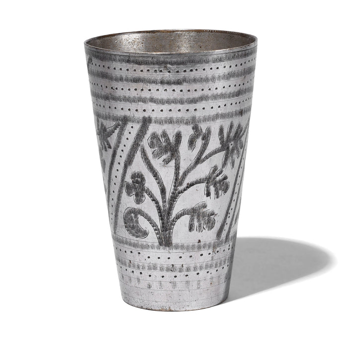 Floral Vintage Indian Lassi Cup | Indigo Antiques