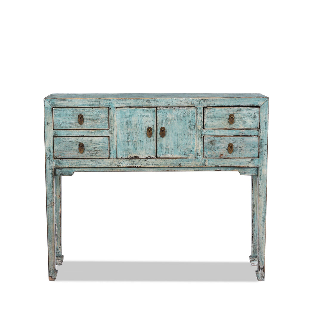 Green Lacquer Ladies Console | Indigo Antiques