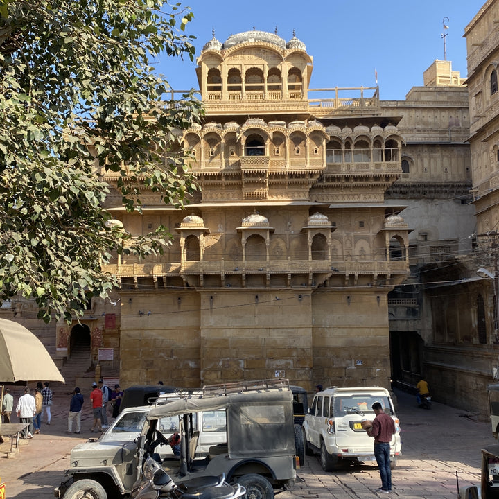 Indian Jharokha Photograph of Jaisalmer Havelis | Indigo Antiques