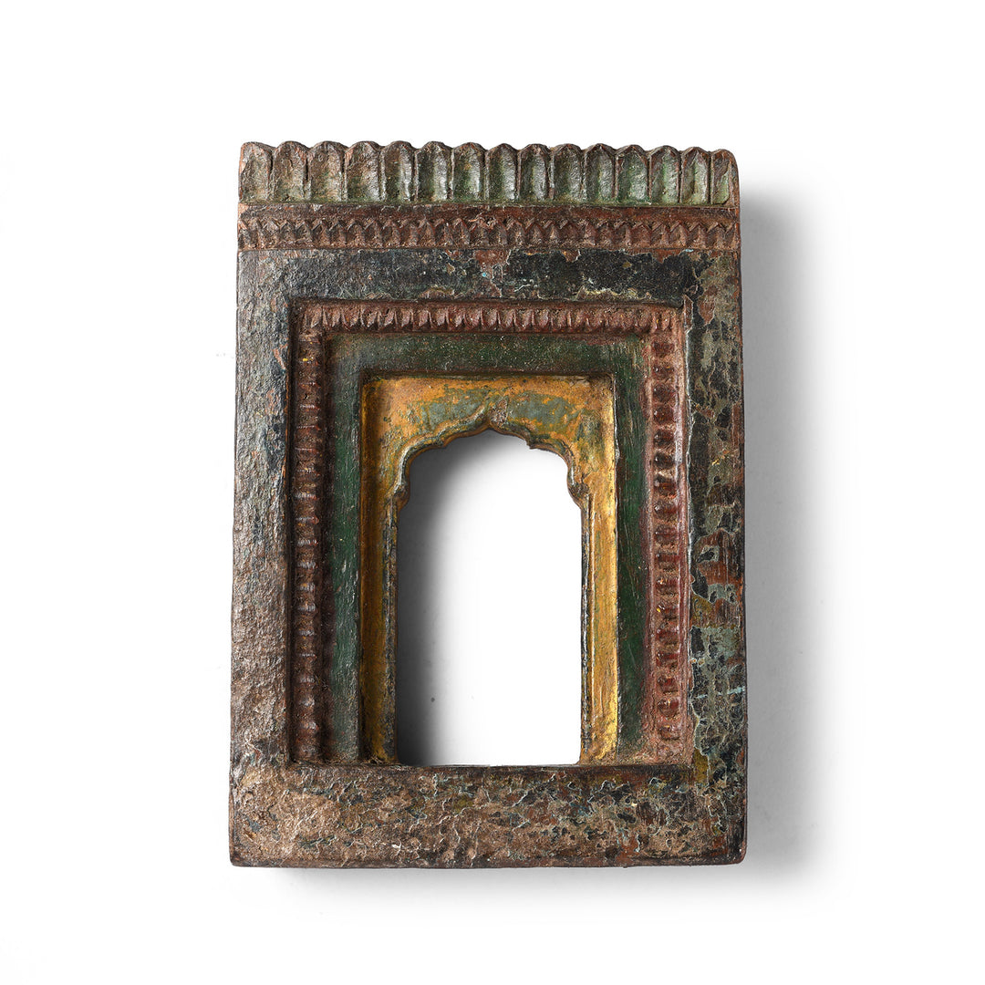 Antique Carved Teak Votive Panel From Andhra Pradesh | Indigo Antiques 