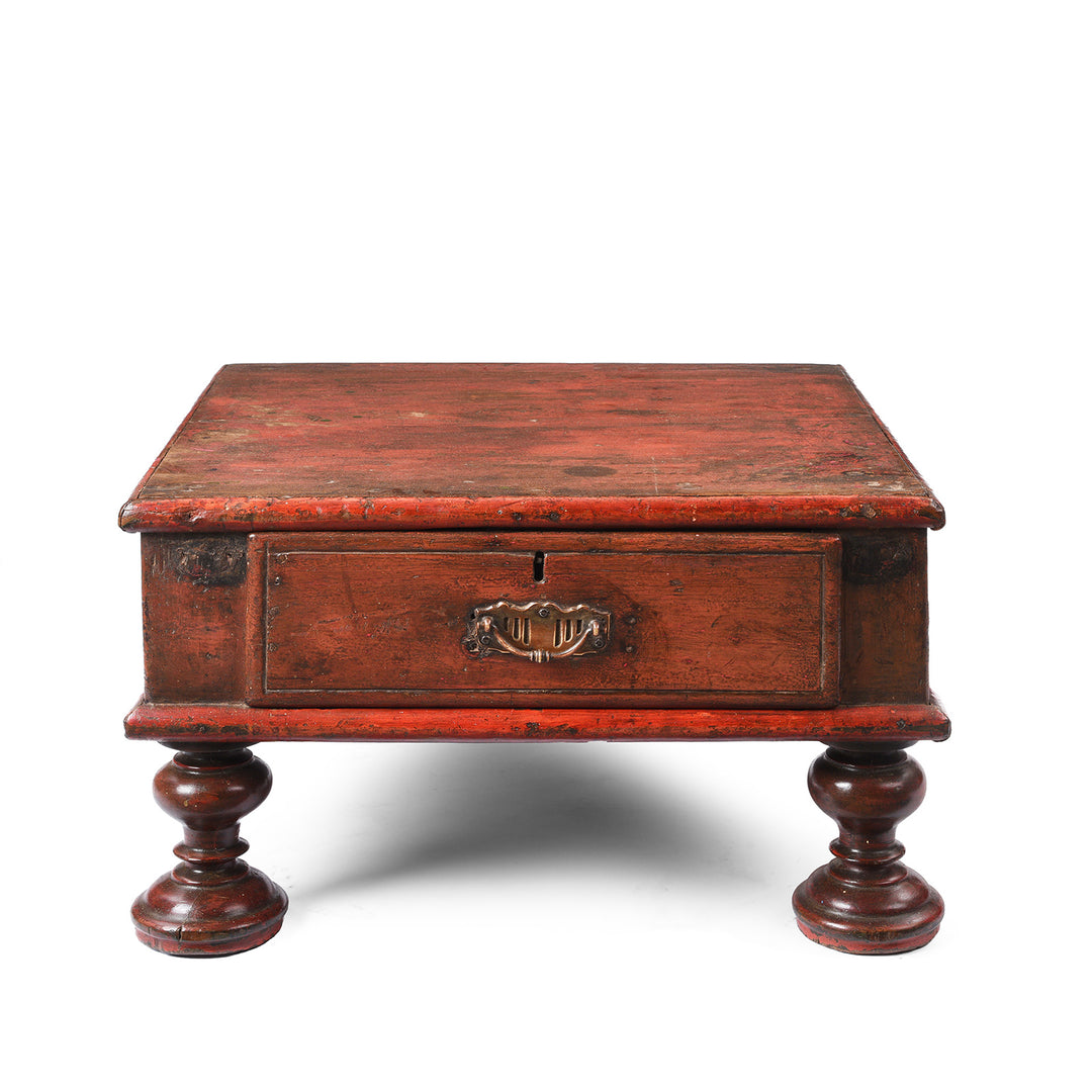 Bajot Low Prayer Table From Rajasthan - 19thC | Indigo Antiques