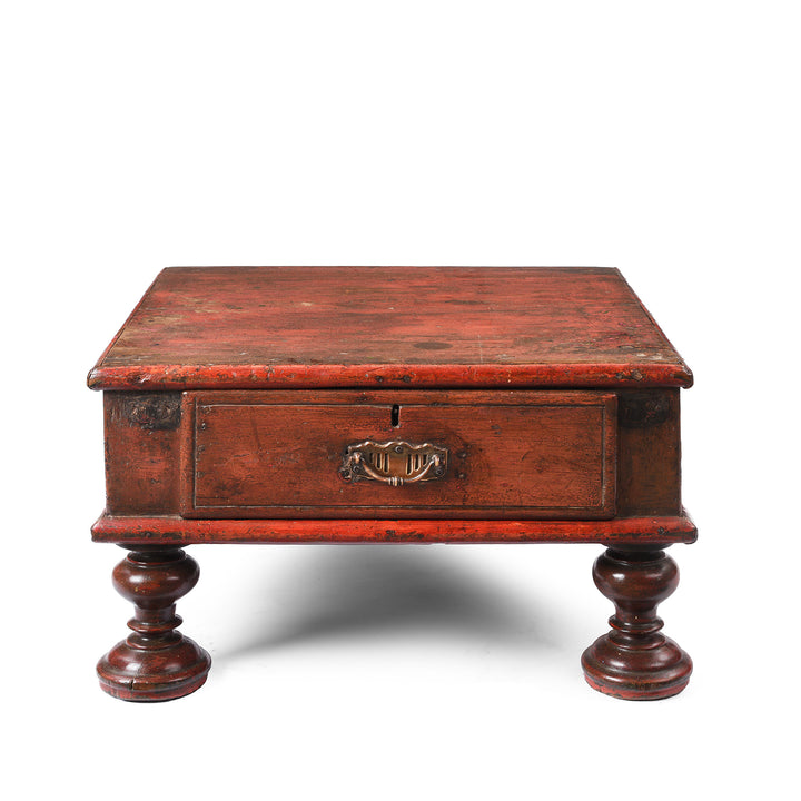Bajot Low Prayer Table From Rajasthan - 19thC | Indigo Antiques