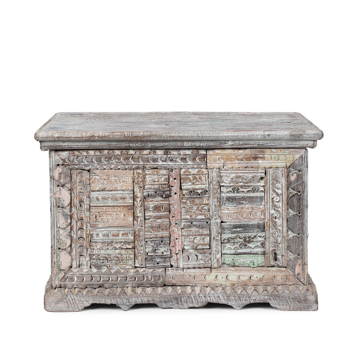 Indian Blanket Chest Made From Reclaimed Teak | Indigo Antiques