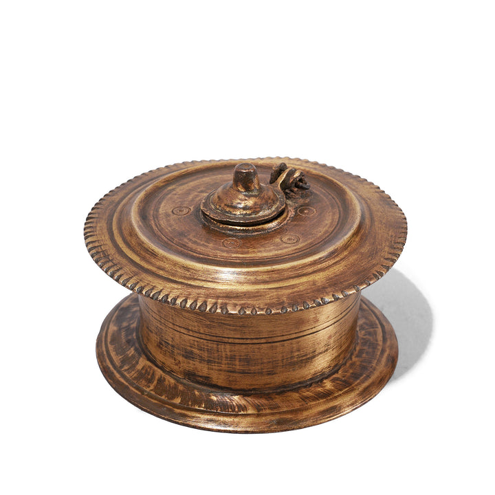 Indian Brass Ink Pot - 19th Century | Indigo Antiques