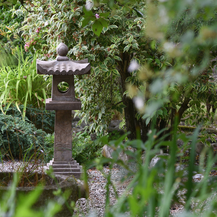 Stone Japanese Ishi Doro Snow Lantern Garden Feature | Indigo Antiques