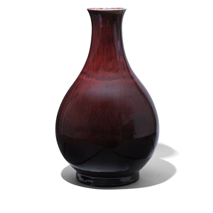 Large Yaobian Glazed Bottle Vase | Indigo Antiques 