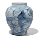 Provincial Late Ming Style Blue & White Porcelain Vase