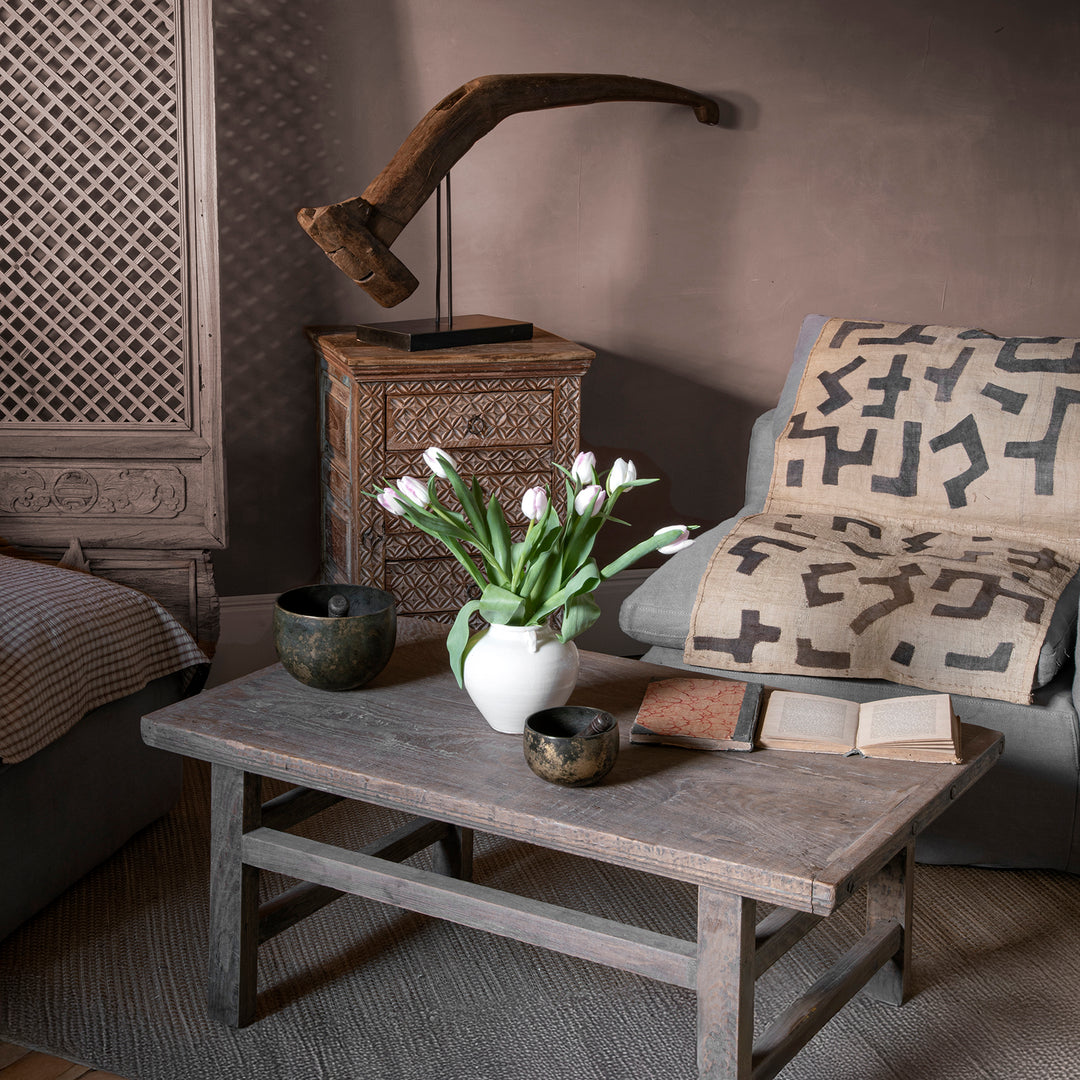 Old Wooden Plough Handles On Stand from Indonesia