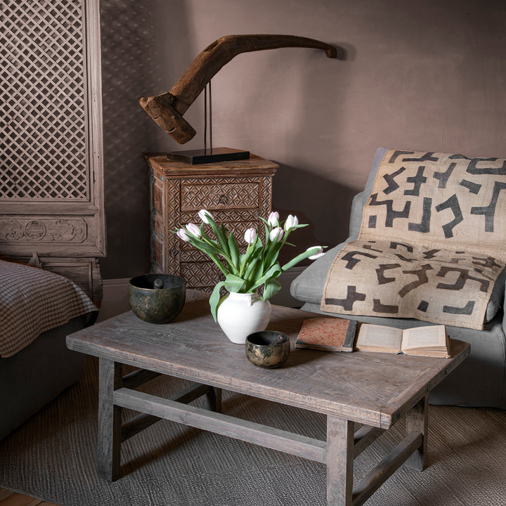 Old Wooden Plough Handles On Stand from Indonesia