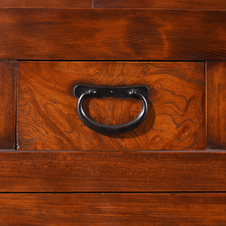 Drawer Detail From Antique Japanese Mizuya Dansu - Tansu | Indigo Antiques