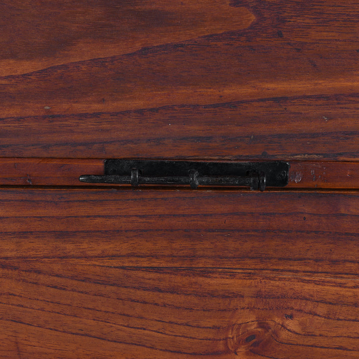 Door Lock Detail From Japanese Ryobirake Kasane Dansu Taisho Period From Kanto Region