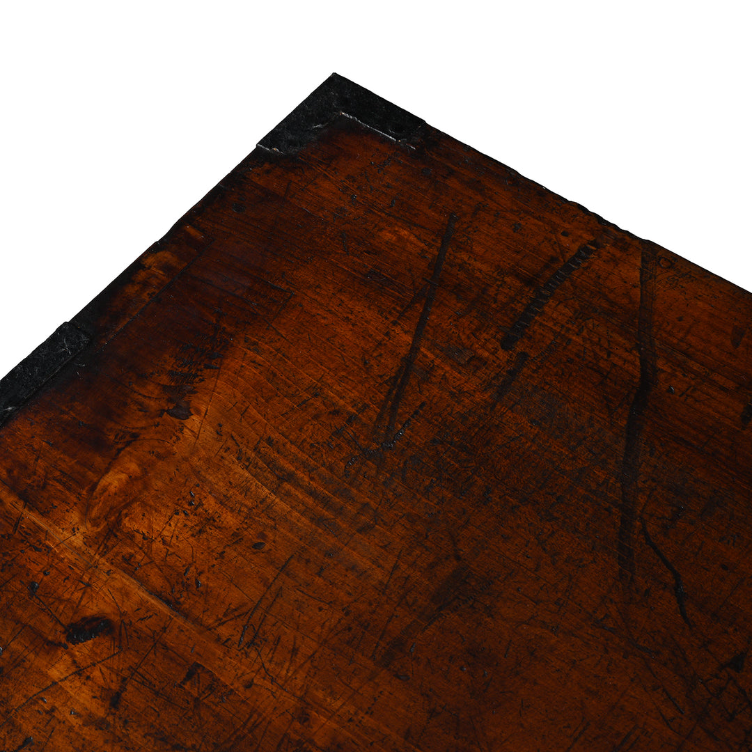 Detail From Surface Of Japanese Ryobirake Kasane Dansu Taisho Period From Kanto Region