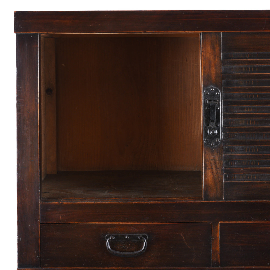 Interior Of Antique Japanese Mizuya Dansu | Indigo Antiques