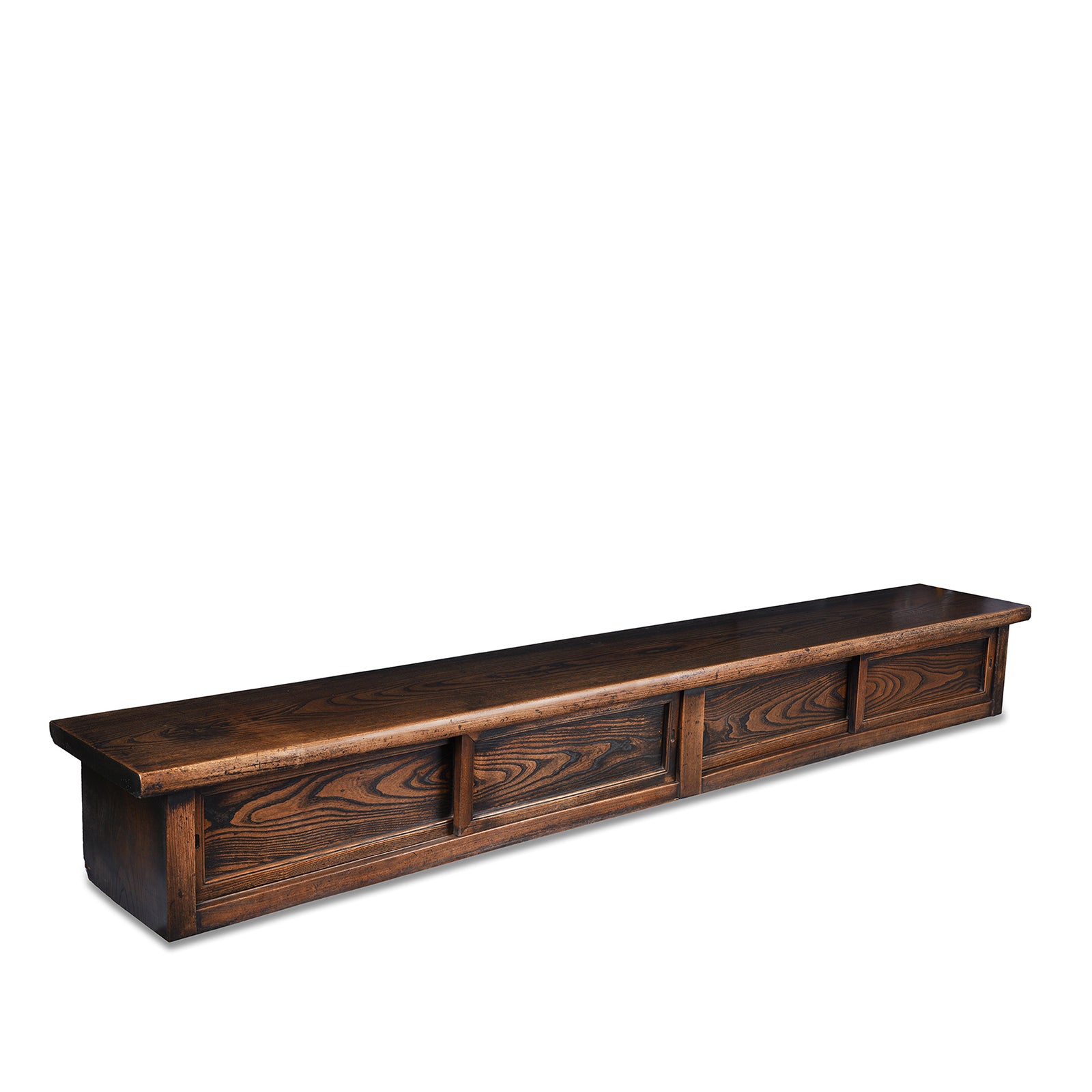 Angled View Of Antique Japanese Kamachi Step | Indigo Antiques