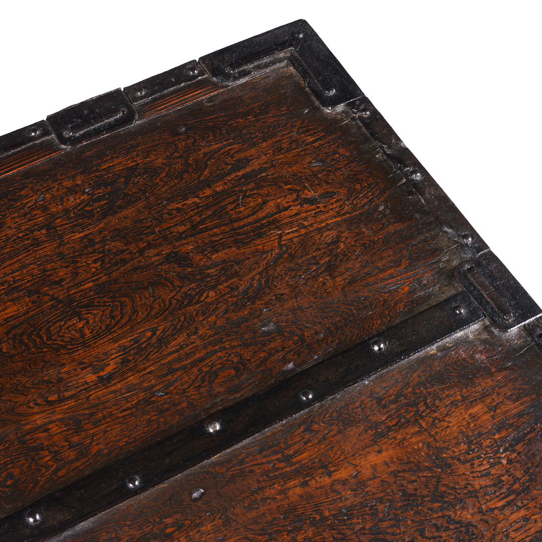 Surface Detail From Antique Japanese Nagamochi Kuruma Chest 