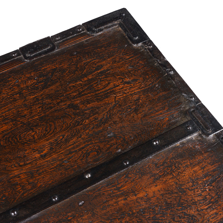 Surface Detail From Antique Japanese Nagamochi Kuruma Chest 