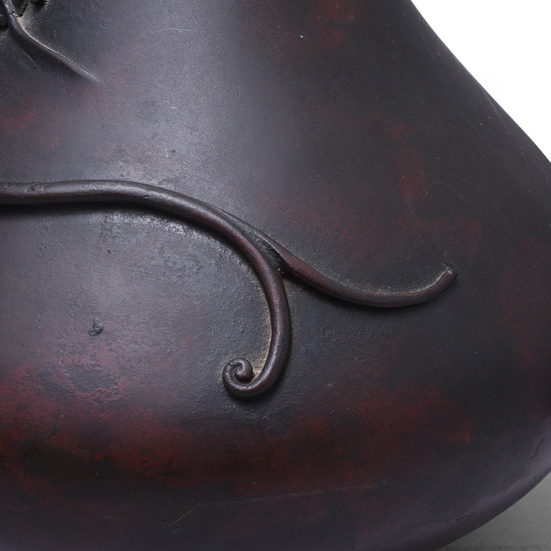 Tail Detail From Japanese Antique Bronze 'Dragon' Vase | Indigo Antiques