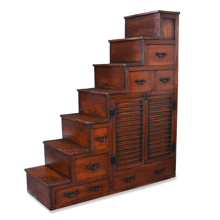 Antique Japanese Kaidan Dansu (Step Tansu) | Indigo Antiques