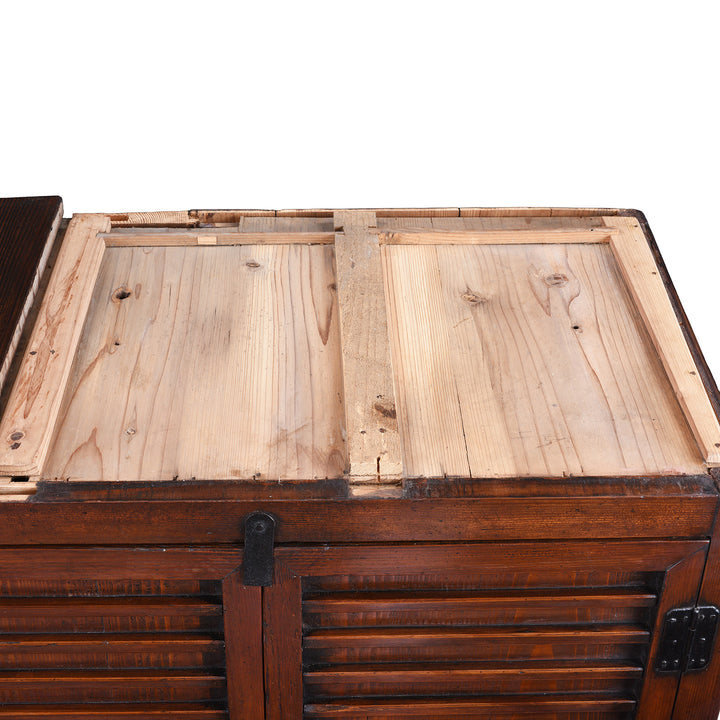 Detail From Antique Japanese Kaidan Dansu (Step Tansu) | Indigo Antiques