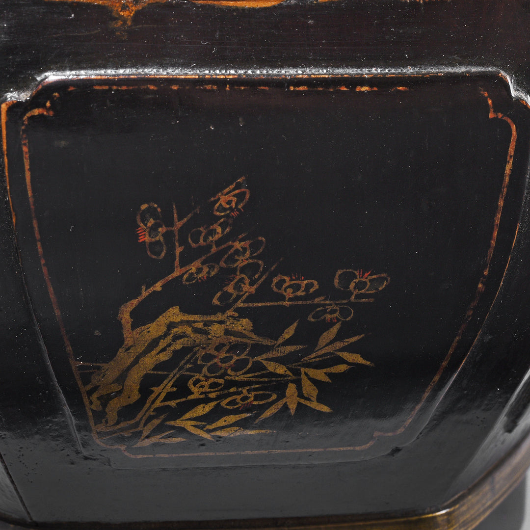 Design Detail From Antique Chinese Wedding Basket from South China | Indigo Antiques