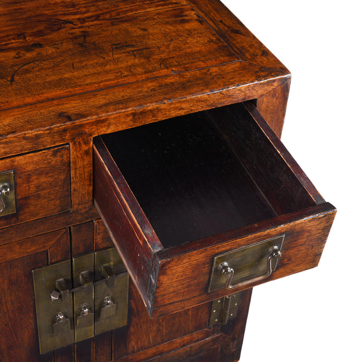 Drawer Detail From Antique Chinese Sideboard | Indigo Antiques