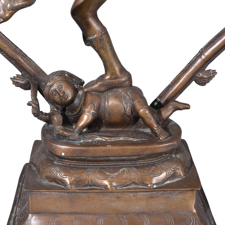 Demon Detail From Chola Style Shiva Nataraja From South India | Indigo Antiques