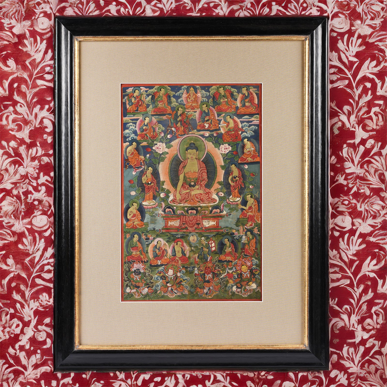 Antique Tibetan Thangka 19thC | Indigo Antiques