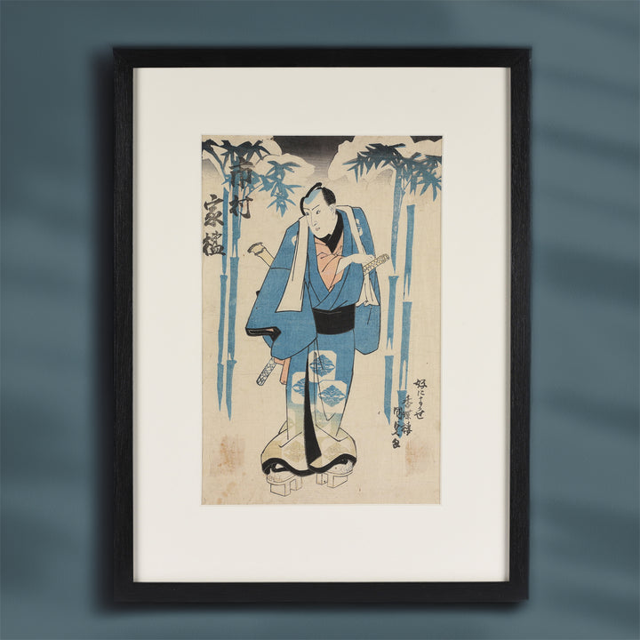 Framed Japanese Woodblock Print - Meiji Period | Indigo Antiques
