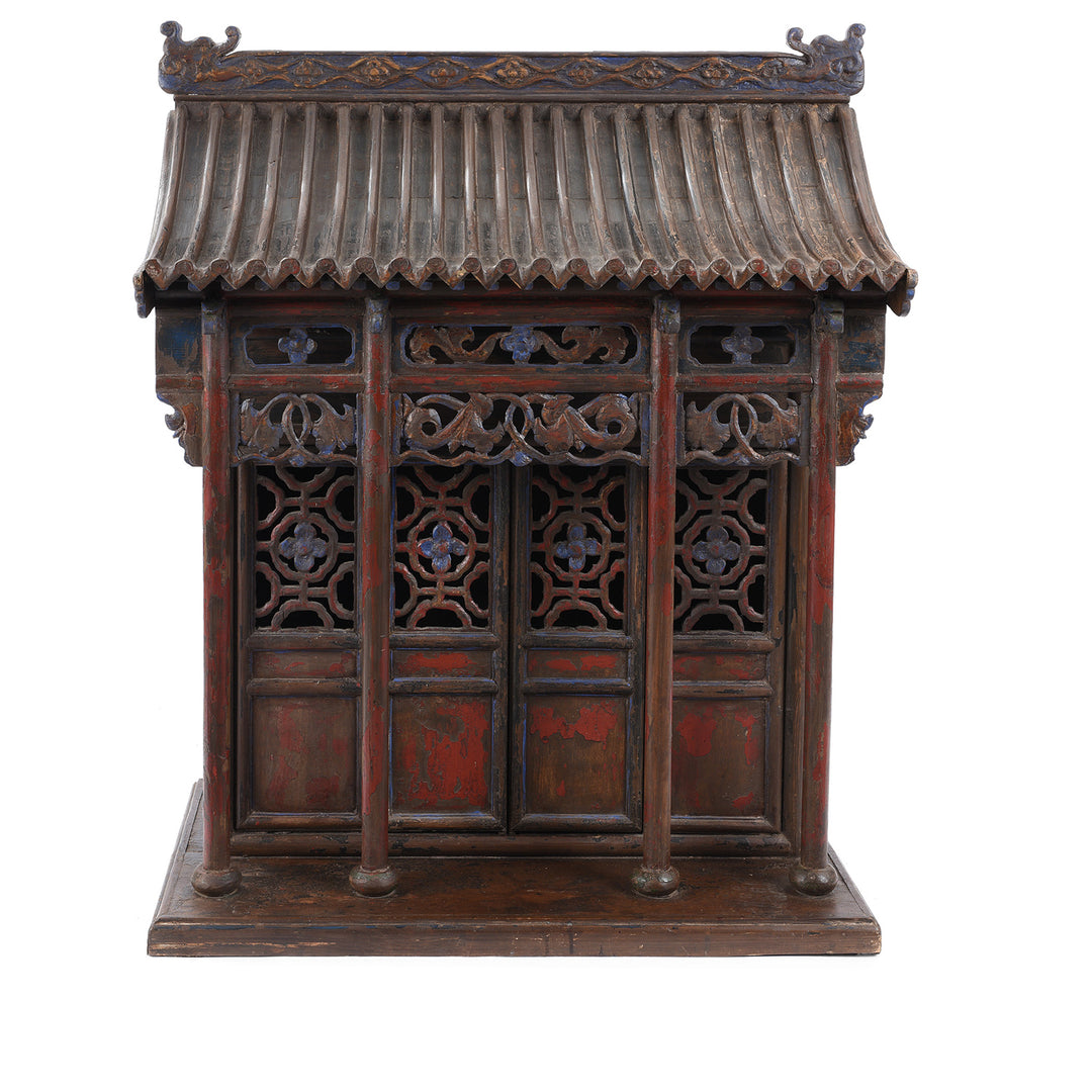 Vintage Buddhist Ancestor House Shrine From Shanxi | Indigo Antiques