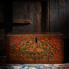 Painted Tibetan 'Double Dragon' Chest From Central Tibet - 17th Century