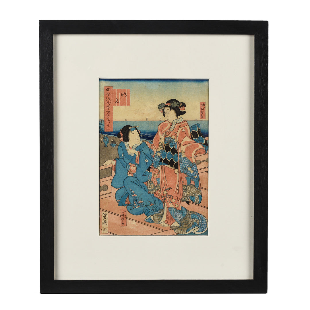 Japanese Woodblock by Utagawa Yoshitsuya €“ Ehon Ukiyo no Sugata (c.1850s, Edo Period)