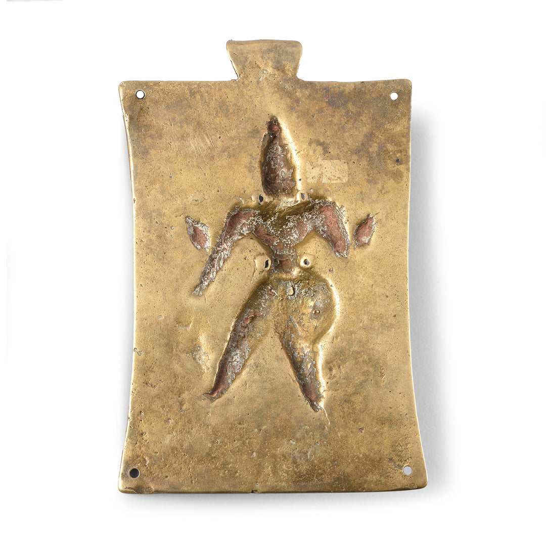 Antique Bronze Votive Panel of Virabhadra | Indigo Antiques