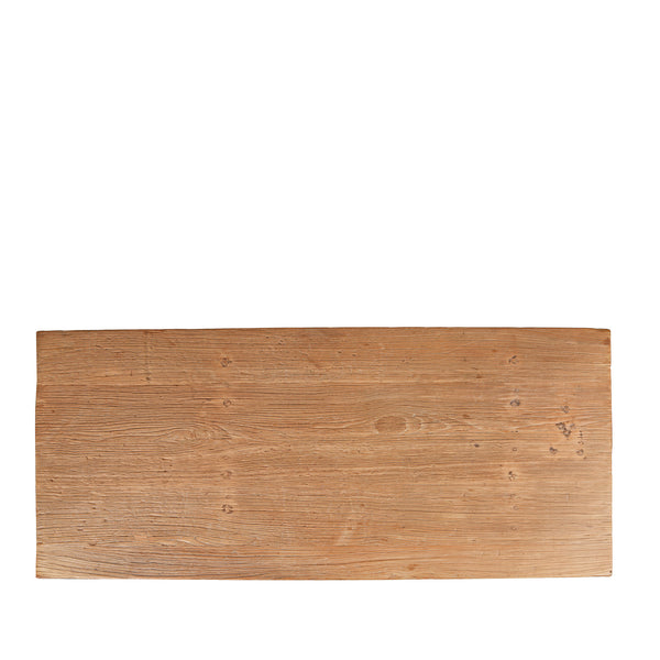 Bleached Elm Door Dining Table