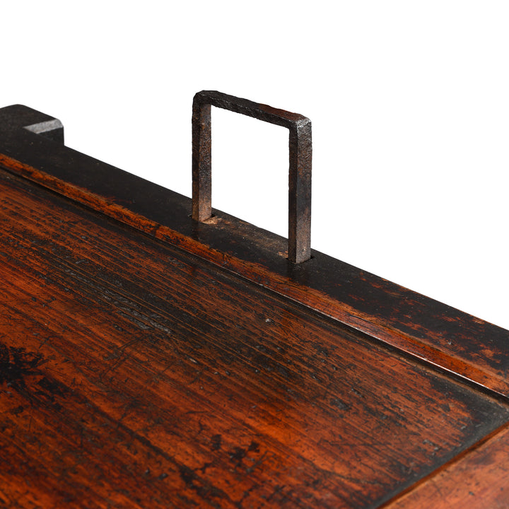 Handle Detail From Antique Bo Dansu From Japan Meiji Period  | Indigo Antiques